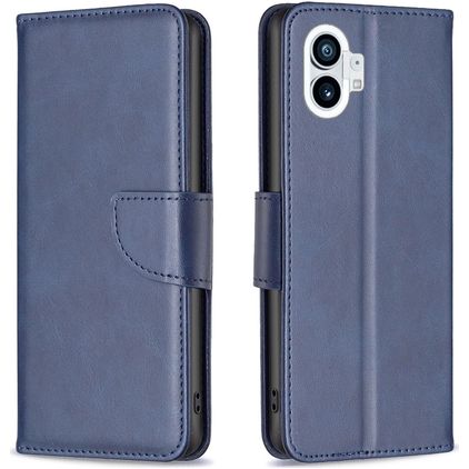 Mobigear Excellent Nothing Phone (1) Hoesje Bookcase Portemonnee - Blauw