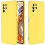 Mobigear Rubber Touch POCO X3 GT Siliconen Hoesje Backcover - Geel