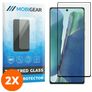 Mobigear Curved Samsung Galaxy Note 20 Glazen Screenprotector - Case Friendly - Zwart (2-Pack)