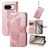 Mobigear Butterfly Google Pixel 8 Hoesje Bookcase Portemonnee - Roségoud