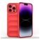 Mobigear Bumpy iPhone 15 Pro Max Hoesje Flexibel TPU Backcover - Rood