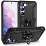 Mobigear Armor Ring Samsung Galaxy S23 Plus Hoesje Hardcase Backcover Shockproof met Ringhouder - Zwart
