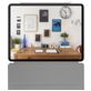 Macally Bookstand iPad Pro 11 Inch (2018) Hoes Bookcase + Stylus Houder - Blauw