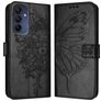 Mobigear Butterfly Samsung Galaxy A16 Hoesje Bookcase Portemonnee - Zwart