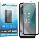 Mobigear Premium Nokia C32 Glazen Screenprotector - Case Friendly - Zwart