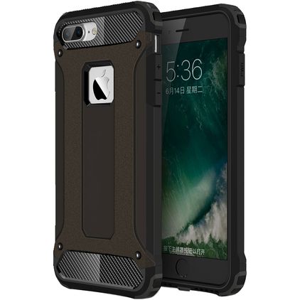 Mobigear Outdoor iPhone 7 Plus Hoesje Hardcase Backcover Shockproof - Zwart