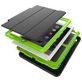 Mobigear Tri-Fold Folio iPad 6 (2018) Hoes Bookcase - Zwart / Groen