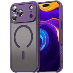 Mobigear Shockproof iPhone 18 Pro Max MagSafe Hoesje Hardcase Backcover - Paars