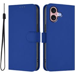 Mobigear Urban Wallet iPhone 16 Hoesje Bookcase Portemonnee - Donkerblauw
