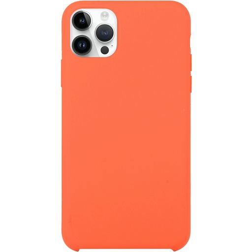 Mobigear Rubber Touch iPhone 15 Pro Max Siliconen Hoesje Backcover - Oranje