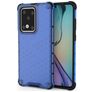 Mobigear Honeycomb Huawei P40 Hoesje Hardcase Backcover Shockproof - Blauw
