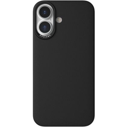 Nudient Thin Precise iPhone 16 MagSafe Hoesje Hardcase Backcover - Ink Black