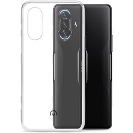 Mobilize Gelly Doorzichtig POCO F3 GT Hoesje Flexibel TPU Backcover - Transparant