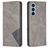 Mobigear Rhombus Slim Samsung Galaxy A54 Hoesje Bookcase - Grijs