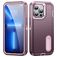 Mobigear Rugged Stand iPhone 14 Hoesje Hardcase Backcover Shockproof met Standaard - Paars