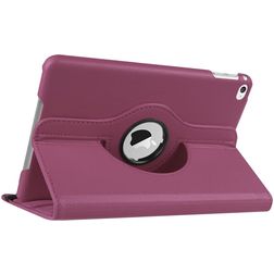 Mobigear DuoStand iPad Mini 4 (2015) Hoes Draaibare Bookcase - Paars