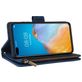 Mobigear Zipper Huawei P40 Hoesje Bookcase Portemonnee - Blauw