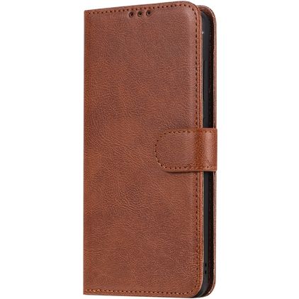 Mobigear Premium Samsung Galaxy A51 Hoesje Bookcase Portemonnee - Bruin