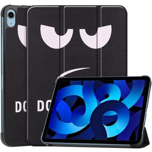 Mobigear Tri-Fold iPad 10 (2022) Hoes Bookcase - Do Not Touch
