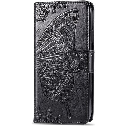 Mobigear Butterfly iPhone 11 Hoesje Bookcase Portemonnee - Zwart