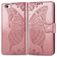 Mobigear Butterfly iPhone 17e Hoesje Bookcase Portemonnee - Roségoud