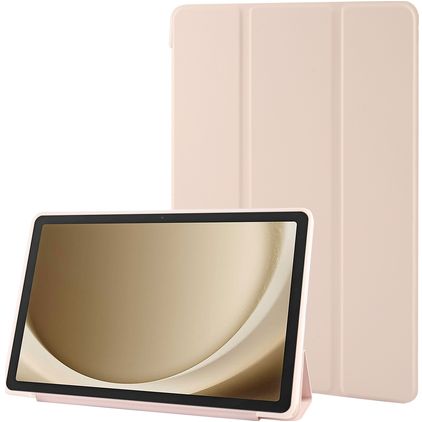 Mobigear Tri-Fold Gel Samsung Galaxy Tab A11 Plus Hoes TPU,Kunstleer Bookcase - Roségoud