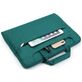 Mobigear Denim Zipper Laptop Schoudertas 13 - 14 inch Laptoptas - Groen