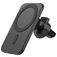 Mobigear ColorCharge MagSafe Telefoonhouder Auto Ventilatierooster Magnetisch Universeel - Zwart