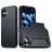 Mobigear Card iPhone 16 Plus Hoesje Hardcase Backcover Shockproof met Pasjeshouder - Zwart
