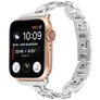 Mobigear Paris Stalen Apple Watch Bandje Vouwsluiting - 42/41/40/38 mm - Zilver