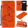 Mobigear Butterfly LG V60 ThinQ Hoesje Bookcase Portemonnee - Oranje