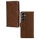 Mobilize Wallet Samsung Galaxy A14 Hoesje Echt Leer Bookcase Portemonnee - Bruin