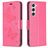 Mobigear Butterfly Samsung Galaxy S24 Hoesje Bookcase Portemonnee - Rood