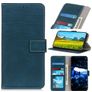 Mobigear Croco Samsung Galaxy M33 Hoesje Bookcase Portemonnee - Groen