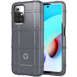 Mobigear Rugged Shield Xiaomi Redmi 10 4G Hoesje Flexibel TPU Backcover Shockproof - Grijs