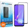 Mobigear Premium OPPO A92 Glazen Screenprotector - Case Friendly - Zwart (2-Pack)