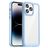 Mobigear Crystal iPhone 14 Pro Hoesje Hardcase Backcover - Transparant / Blauw