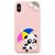 Mobigear Design iPhone XS Max Hoesje Flexibel TPU Backcover - Rainbow Panda