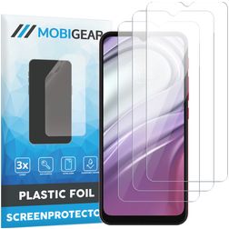 Mobigear Motorola Moto G20 Screenprotector Folie - Case Friendly (3-Pack)