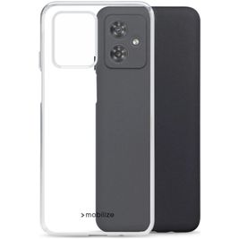 Mobilize Gelly Case Doorzichtig Motorola Moto G54 Hoesje Flexibel TPU Backcover - Transparant