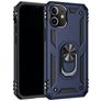 Mobigear Armor Ring iPhone 12 Pro Hoesje Hardcase Backcover Shockproof met Ringhouder - Blauw