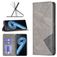 Mobigear Rhombus Slim OPPO A96 Hoesje Bookcase - Grijs