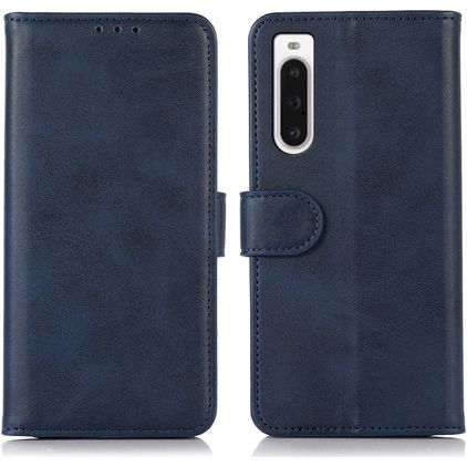 Mobigear Wallet Sony Xperia 10 V Hoesje Bookcase Portemonnee - Blauw