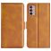 Mobigear Slim Magnet Motorola Moto G42 Hoesje Bookcase Portemonnee - Cognac