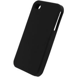 Xccess iPhone 4 Siliconen Hoesje Backcover - Zwart