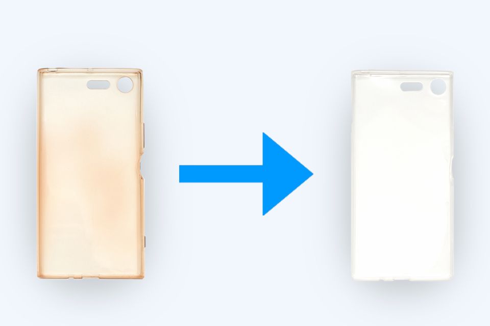 Doorzichtig hoesje schoonmaken? - Zo doe je dat