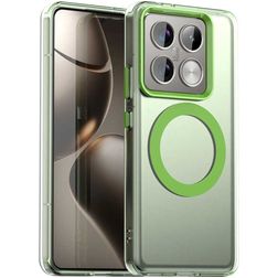 Mobigear Shockproof Xiaomi 14T Pro MagSafe Hoesje Hardcase Backcover - Groen