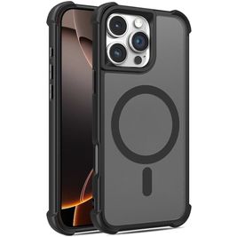 Mobigear Armor Shield iPhone 16 Pro MagSafe Hoesje Hardcase Backcover - Zwart