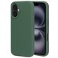 Mobiparts iPhone 16 Siliconen Hoesje Backcover - Forest Green