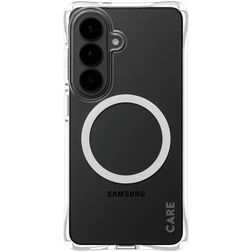 CARE by PanzerGlass Fashionable Doorzichtig Samsung Galaxy S26 MagSafe Hoesje Flexibel TPU Backcover - Transparant